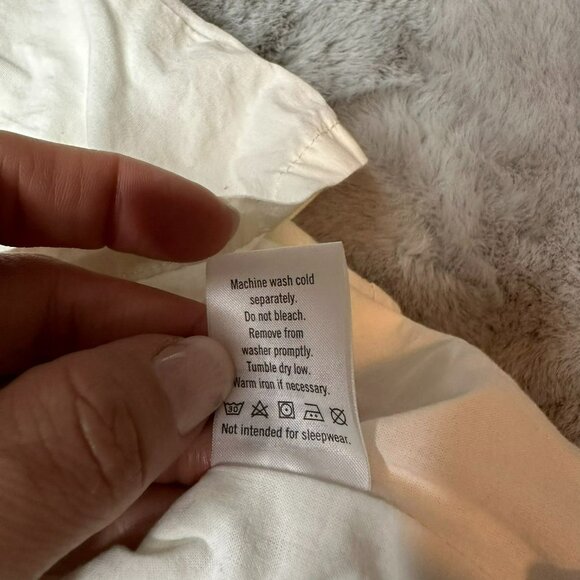 Janie and Jack Baby Girls 18-24 Months White High Neck Heart Embroidered LS Cott - Picture 9 of 11